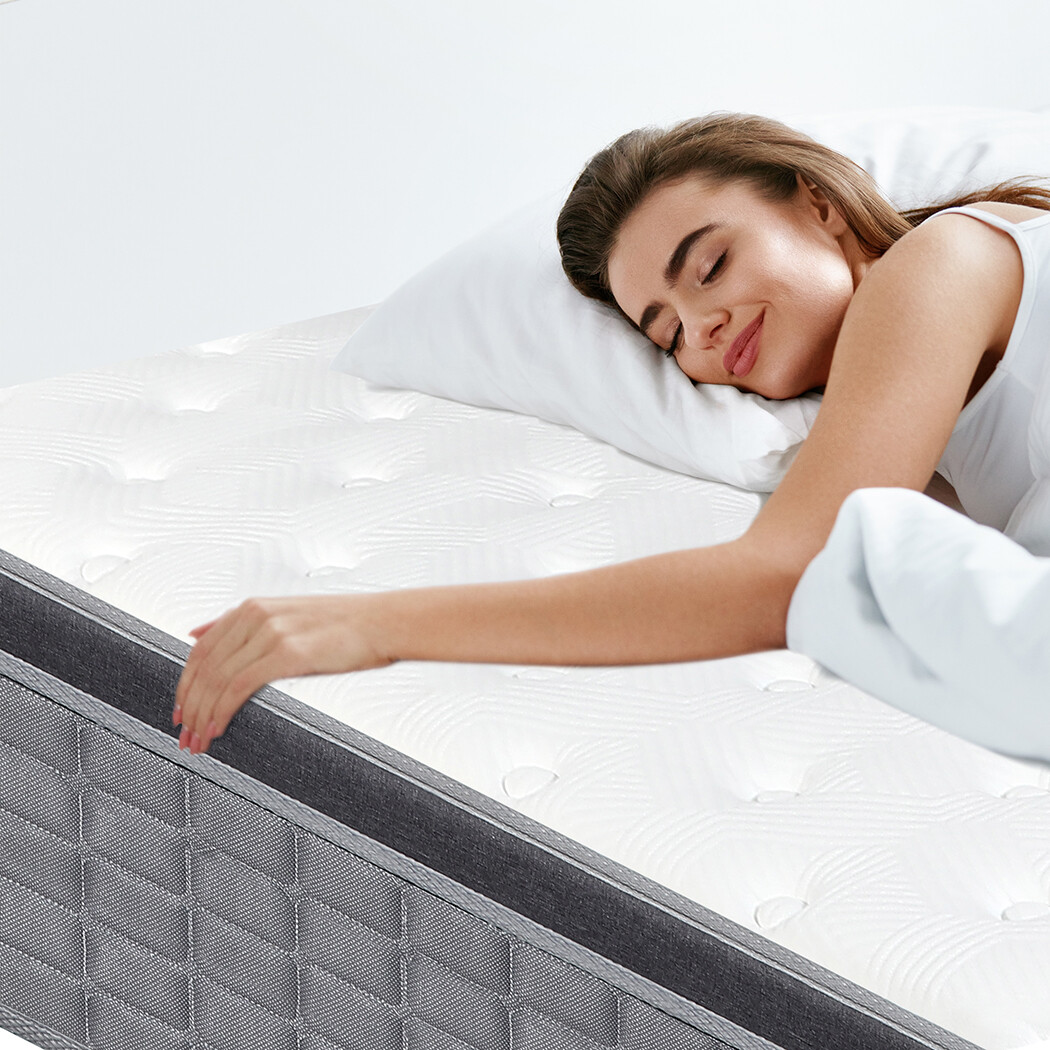 12″ Mattress Twin Full Queen King Size Hybrid Pocket Spring Memory Foam MICOOLS