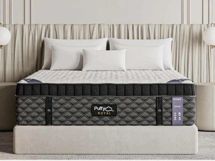 Puffy Royal Hybrid King Mattress, $999 Free🚚 Sanitized & Recompacted