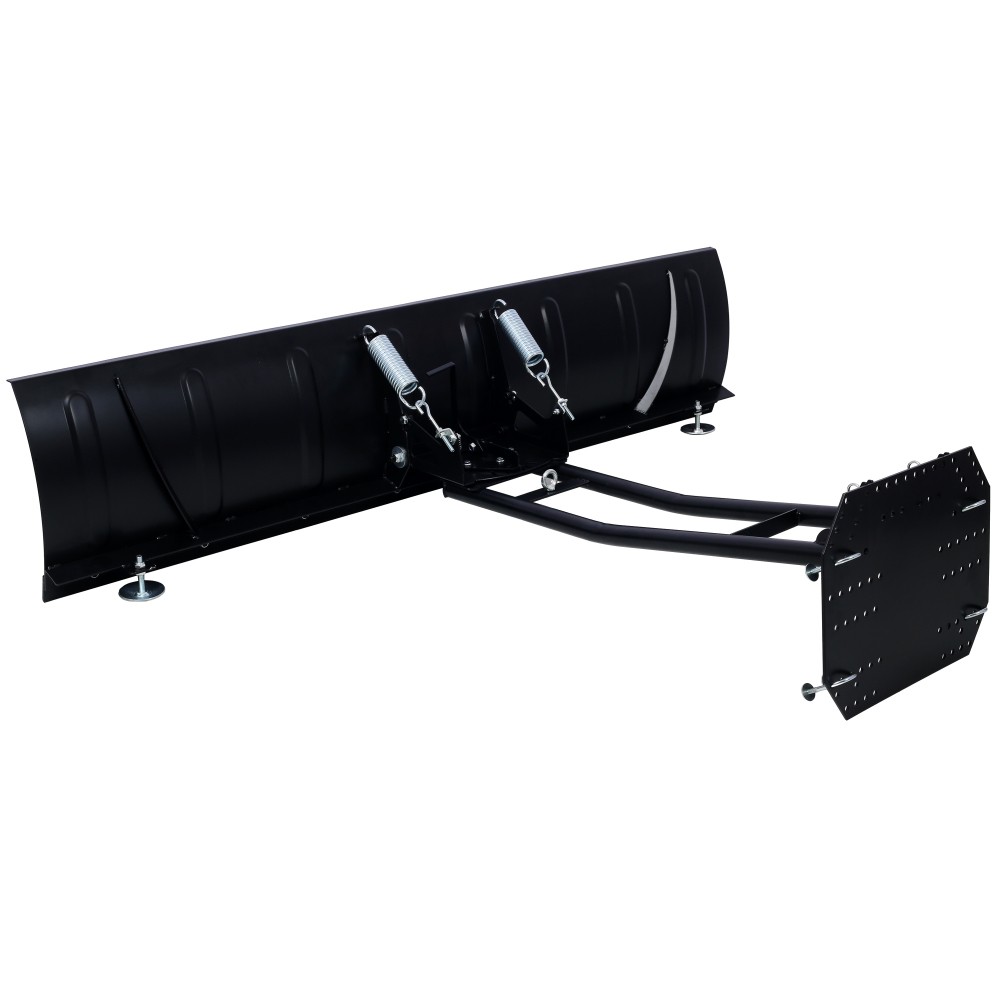 UTV Snow Plow Kit 72in Steel Blade Universal Mount Adjustable Angle