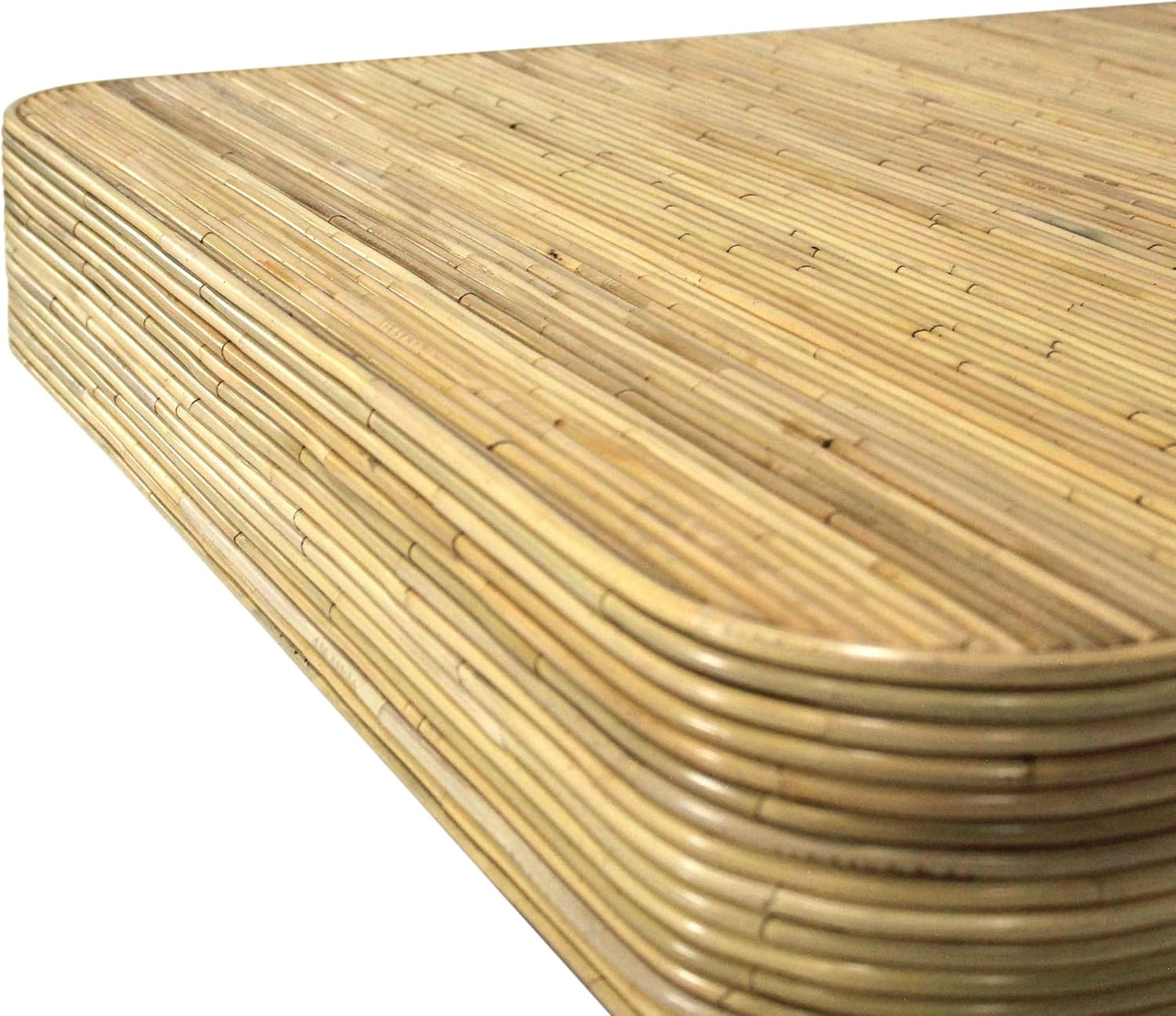 Couture Maryellen Handwoven Rattan Coffee Table – Fully Assembled 39.4