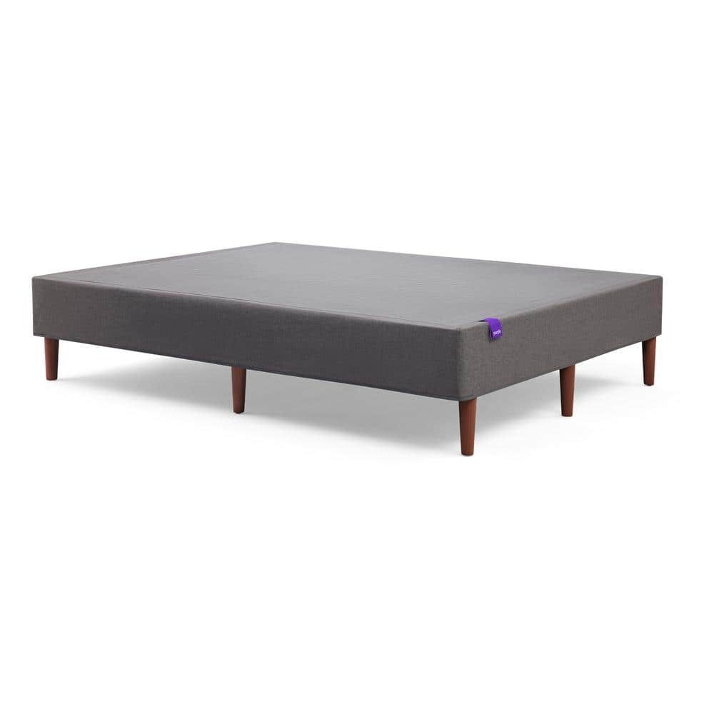 Purple King Bed Foundation in Charcoal Grey