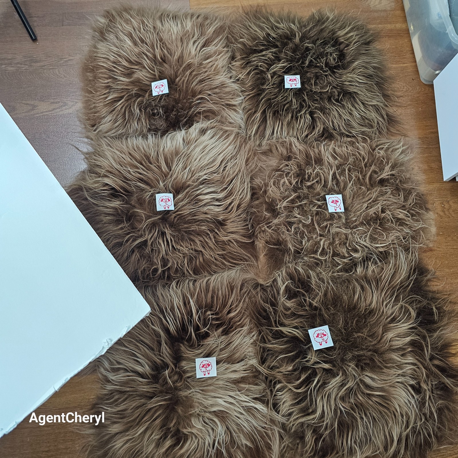 Icelandic Sheepskin Long Wool Chair Pad Sheepskin Chair Cover Seat Pad #H78