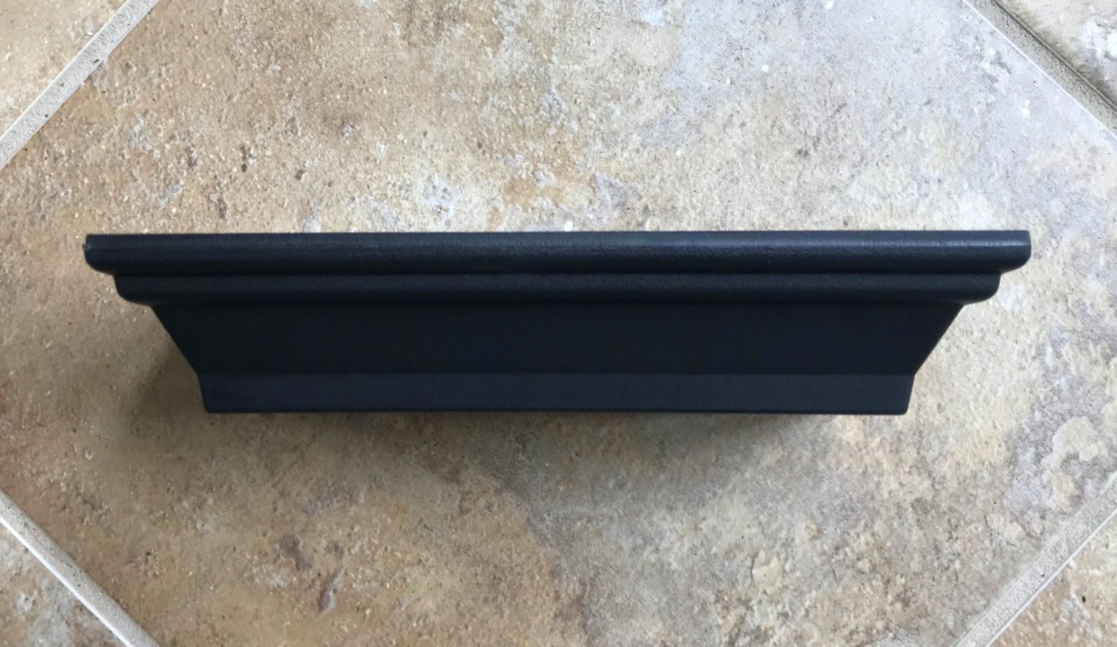 Black Resin Floating Shelf Moulding Profile Traditional Style 8.75″ x 4″ x 1.75″