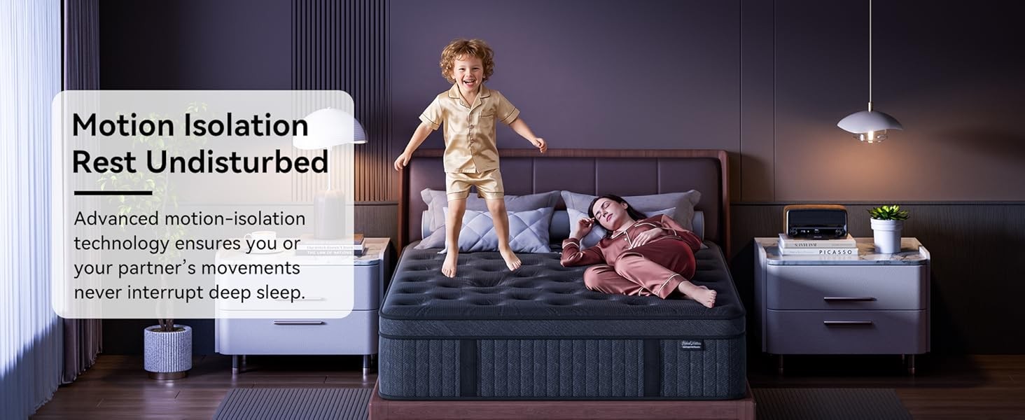 Twin Mattress, 10 Inch Springs Matress, Bed in a Box, Soft and Breathable,