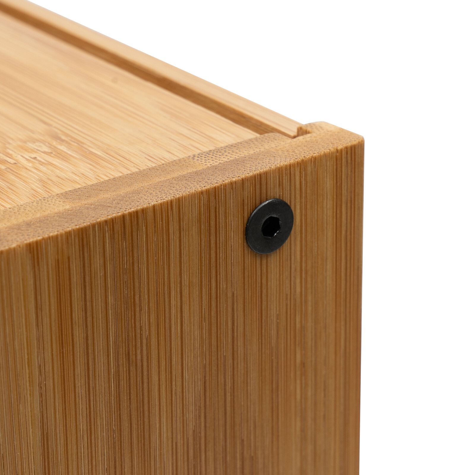Storage Cabinet, Countertop Cabinet, Bamboo Organizer for Kitchen Living Room