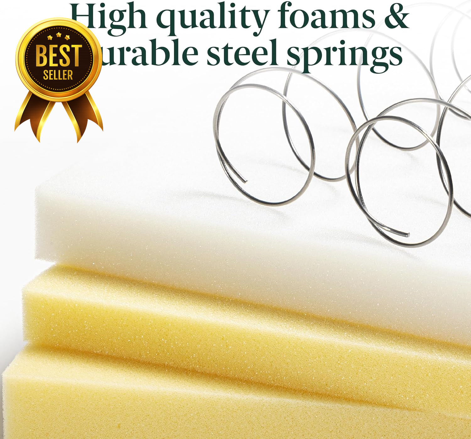8 Inch Foam and Spring RV Mattress, [New Version], Short Queen for Rvs, Campers