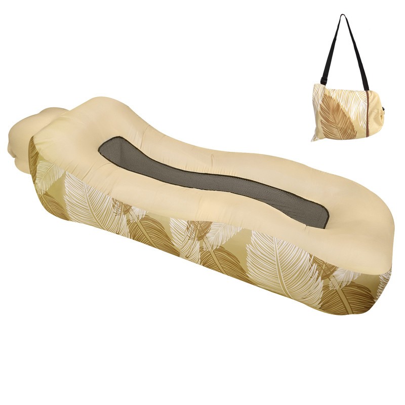 Inflatable Blow Up Lounger Beach Chair For Travel Camping Outdoors