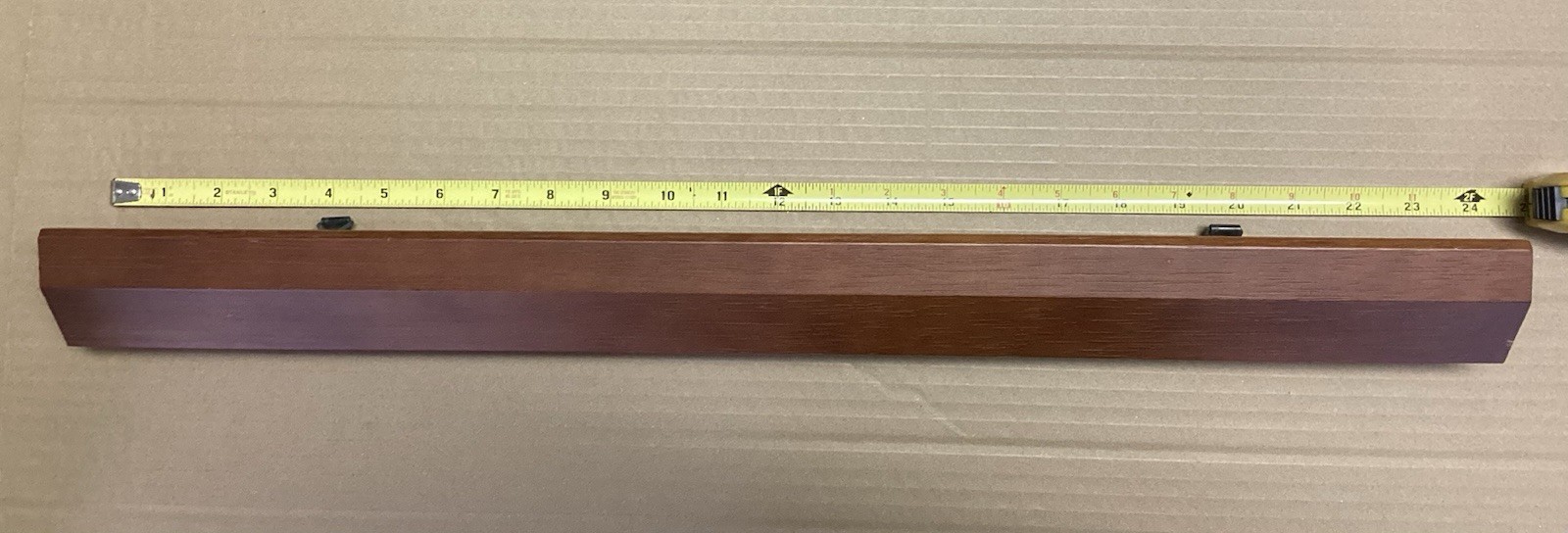 24” Floating Wall Shelf Picture Photo Ledge Display Solid Wood Hanging Shelves