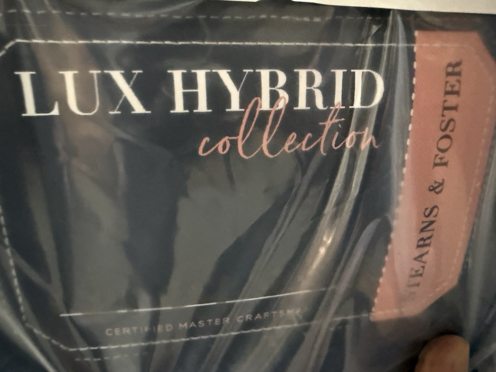 STEARNS AND FOSTER ESTATE Lux Hybrid Elite Firm KING MATTRESS FREE SHIP!
