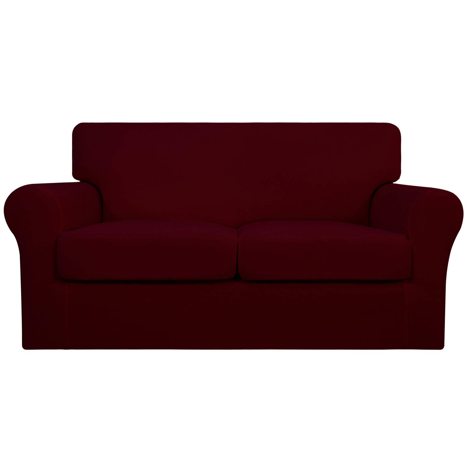 Easy-Going Sofa Slipcover Medium Loveseat Wine Stretch Soft Durable Protector