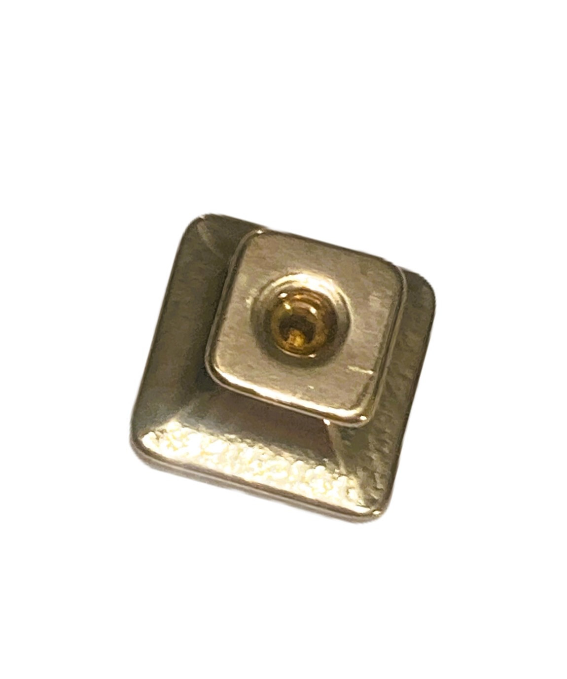 Mission Style Square Square Pyramid Cast Brass Knob pull rustic antique