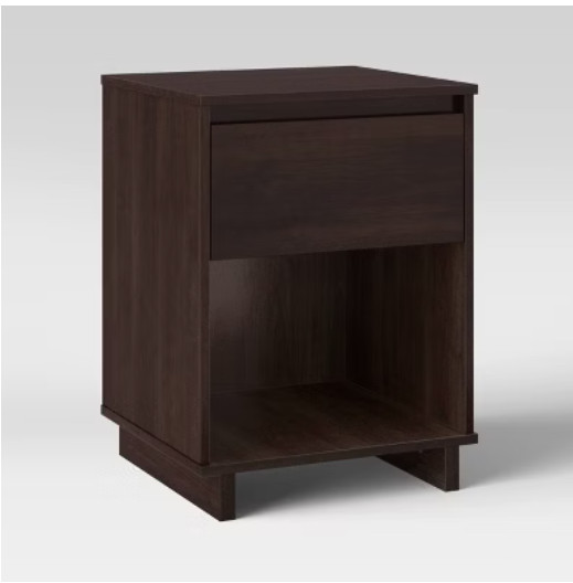 Modern Nightstand Espresso – Room Essentials