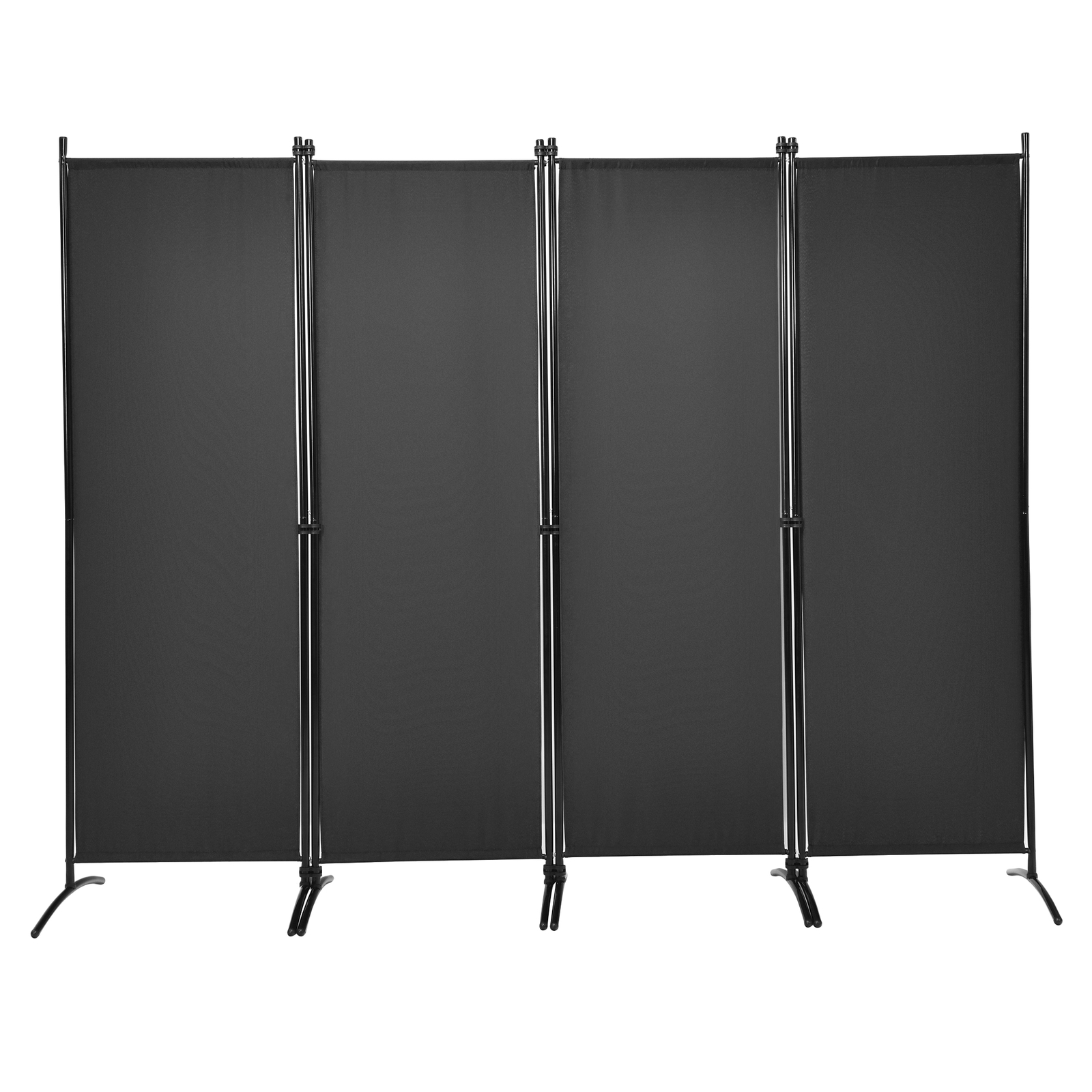 Topbuy 5.6Ft Tall Folding Room Divider Freestanding 4-Panel Privacy Screen