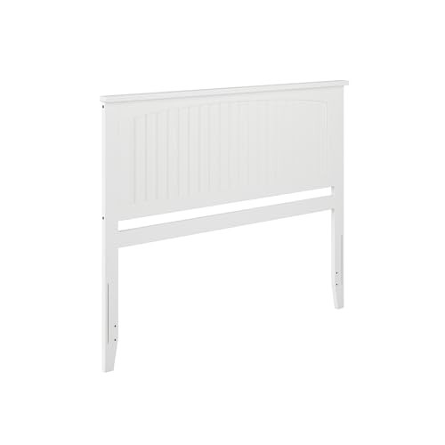 , Nantucket Queen Solid Wood Panel Headboard Queen (U.S. Standard) White