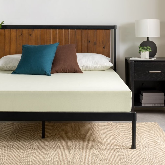 Zinus 6″ Gel Airflow Memory Foam Mattress Twin Size Medium Firm – Brand New