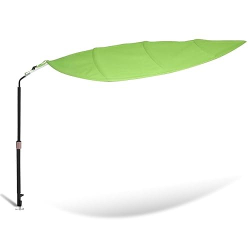 Green Leaf Office Cubicle Light Shield and Desk Shade Leaf-patterned Green