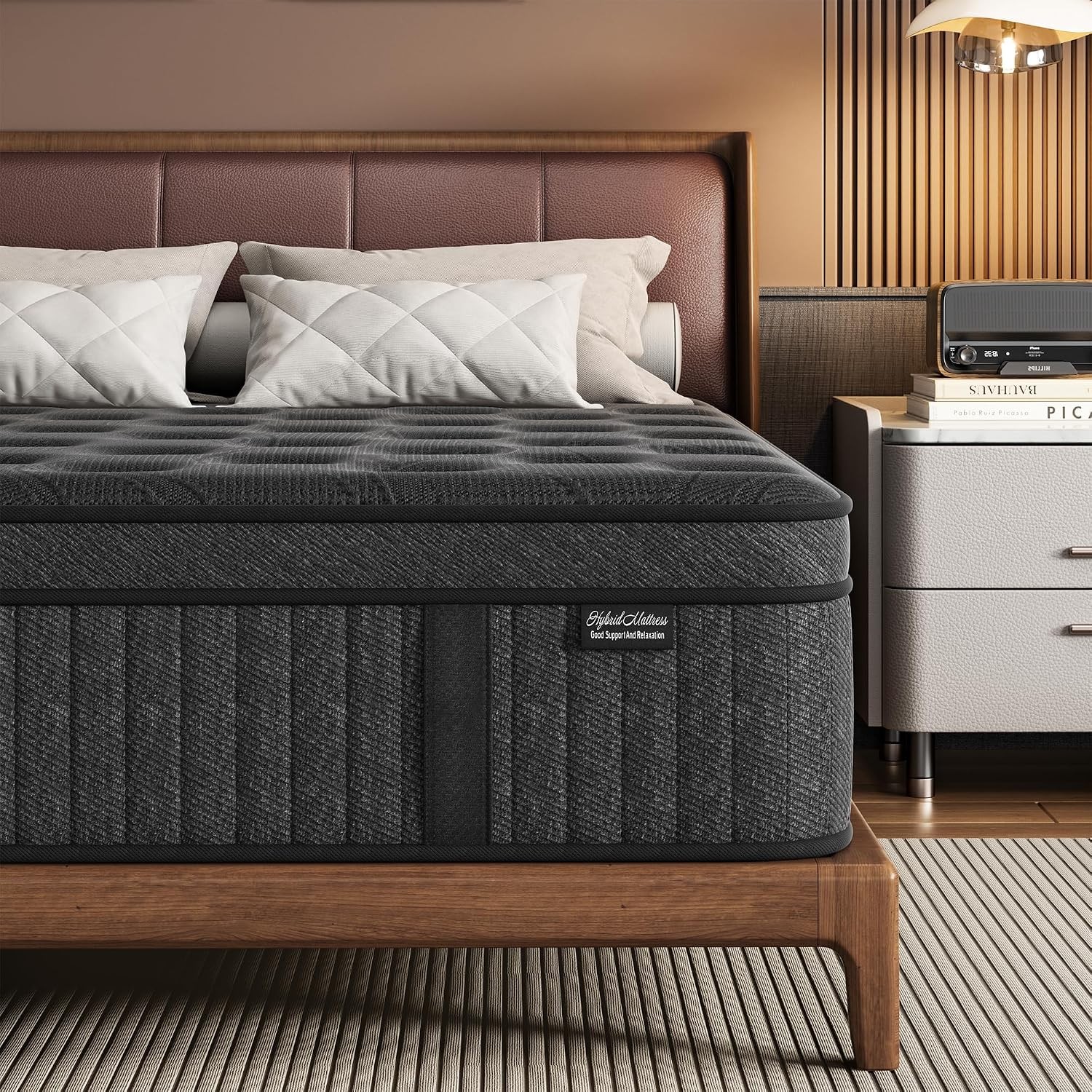 Twin Mattress, 10 Inch Springs Matress, Bed in a Box, Soft and Breathable,