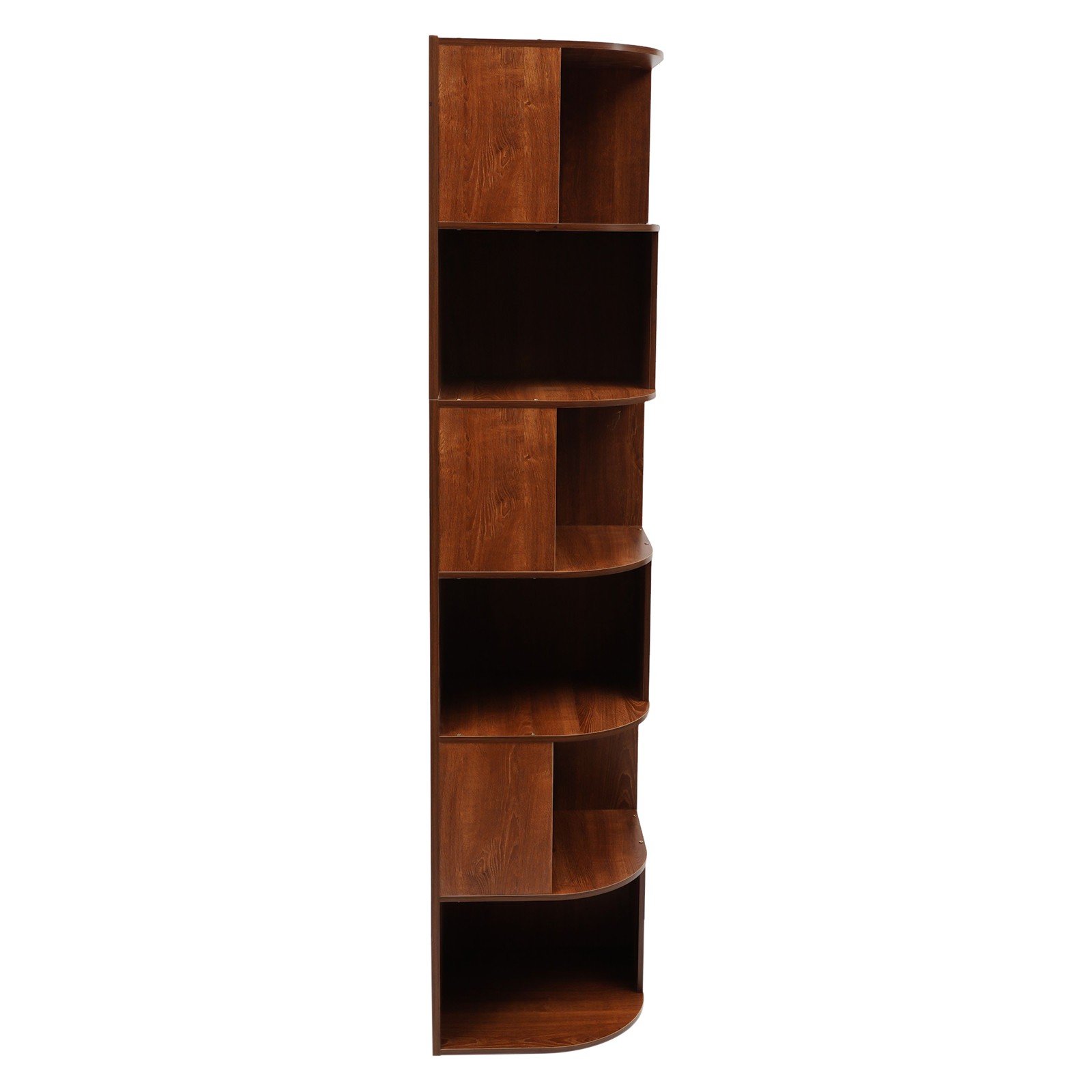 Floor-standing Bookcase Display Cabinet, Standing Bookshelf, Corner Bookshelf