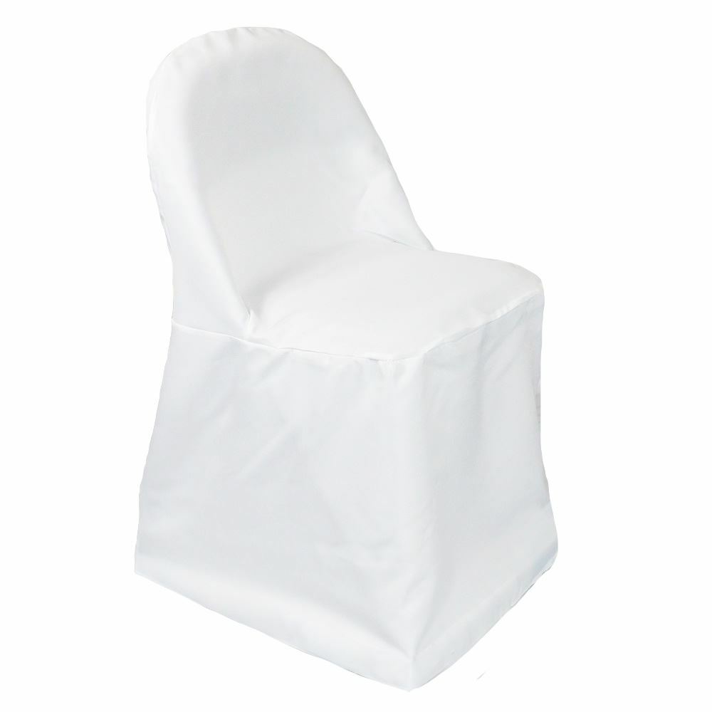 YCC Linens – 6 Pack Polyester Folding Chair Covers for Standard Folding Chairs