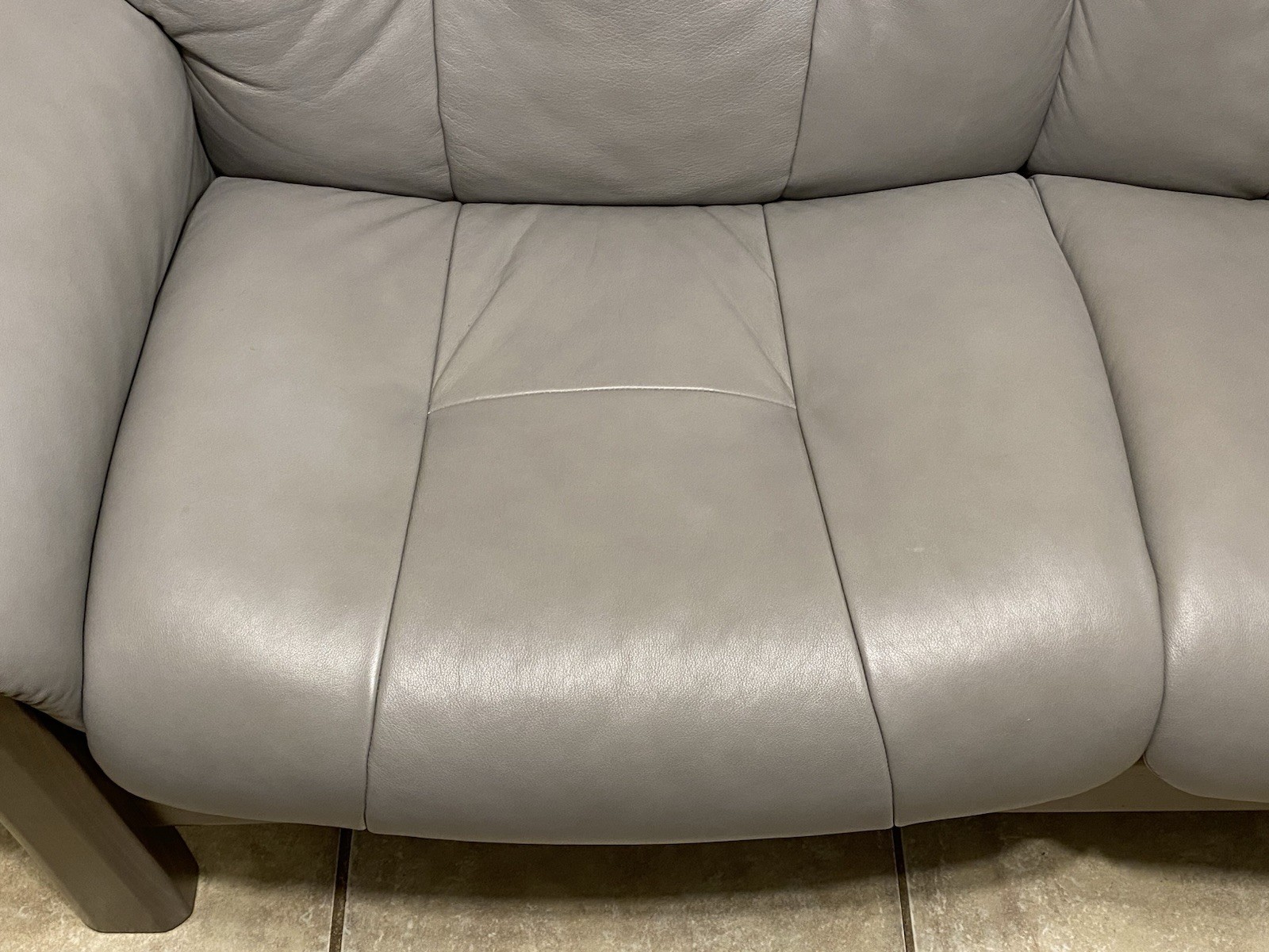 Ekornes Stressless Buckingham Leather Loveseat Sofa Luxury Furniture Norway MCM
