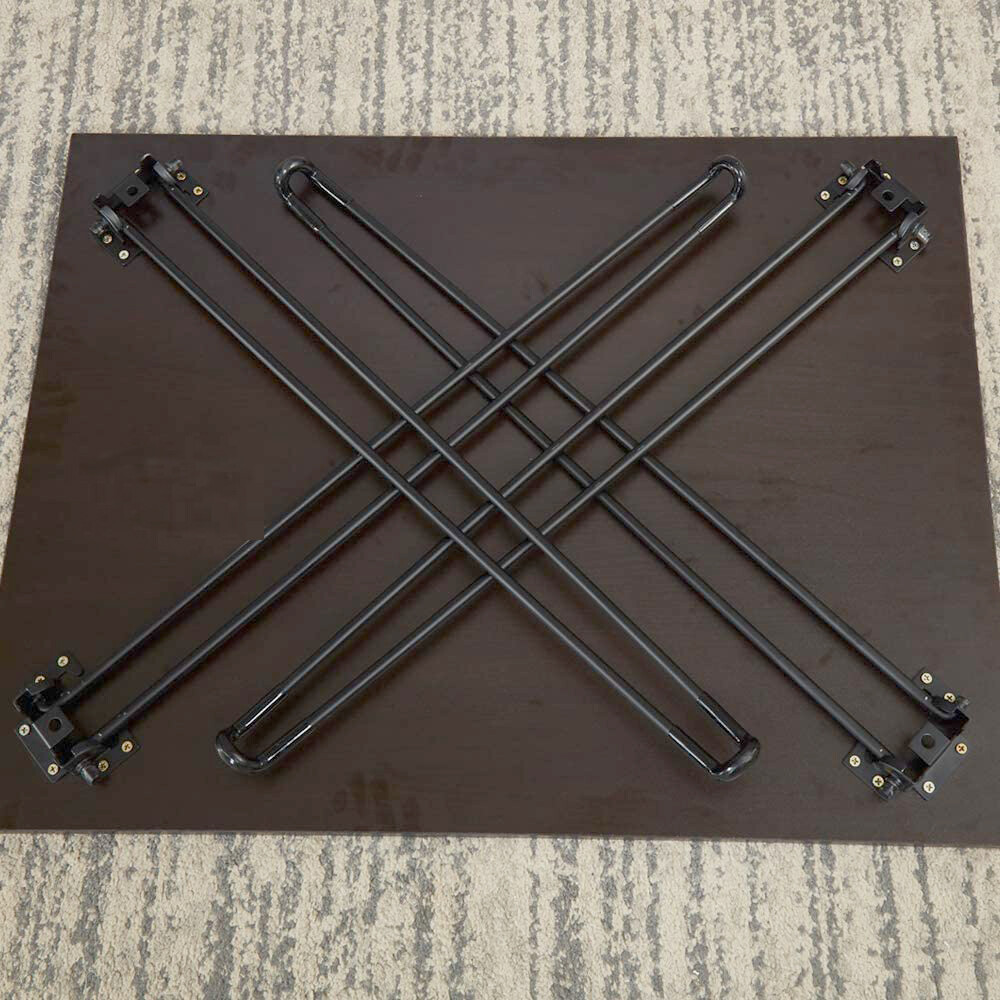 28in Height Foldable Hairpin Table Legs (Set of 4) Folding Table Legs 3/8″ Black