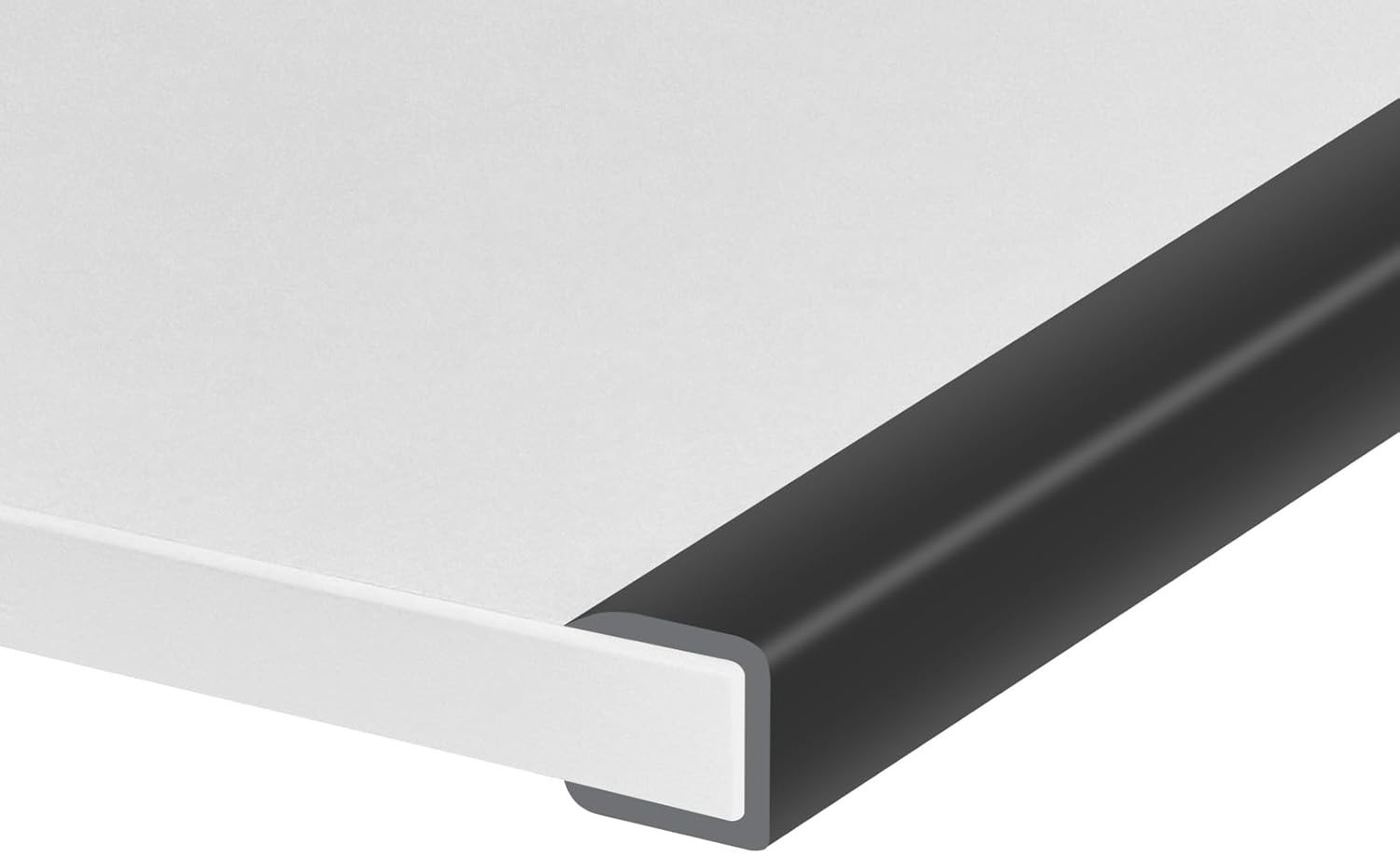 Flexible 10ft Self-Adhesive U-Channel Edge Protector for Safer Furniture Edges