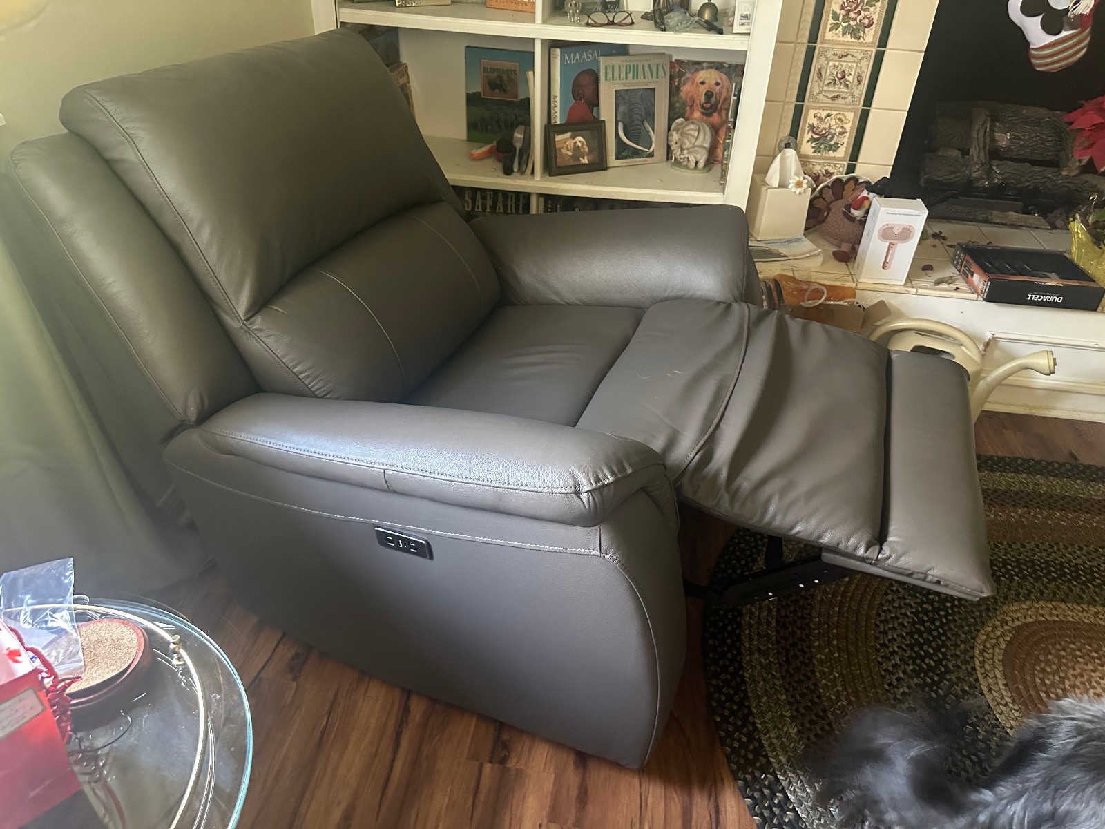 Power recliner chair excellent condition 3 months old, too big for living room