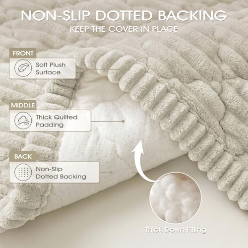 Couch Covers for Dogs, Non Slip Washable Pet Couch Cover for 27.6″ x 59″ White