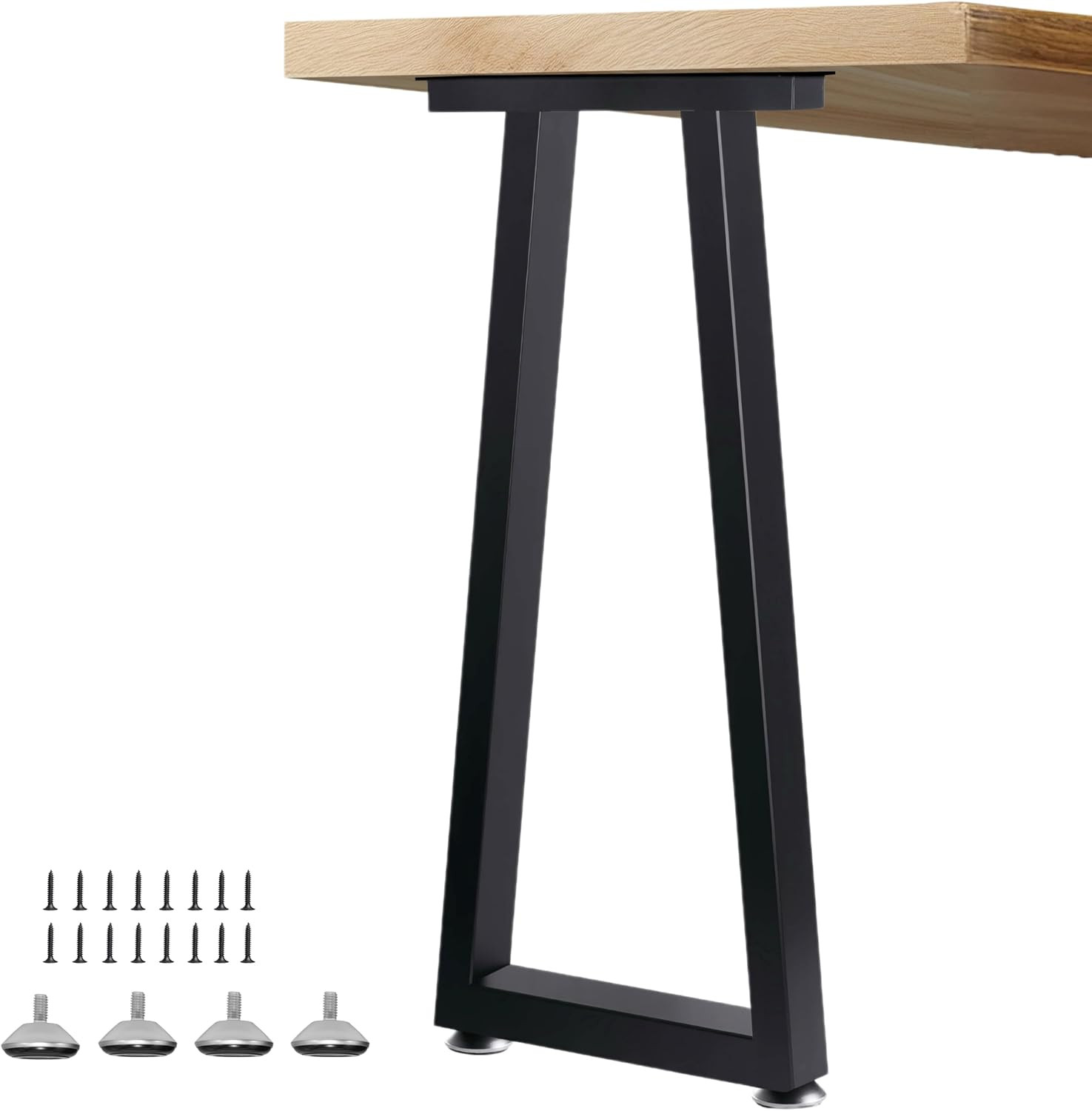 36 Inch Metal Table Bar Legs, Heavy Duty Industrial Style Counter Height Table L