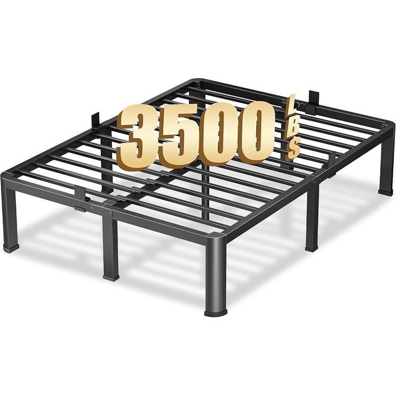 Easy Assembly Bed Frame Heavy Duty Squeak Resistant Family Safe Design New