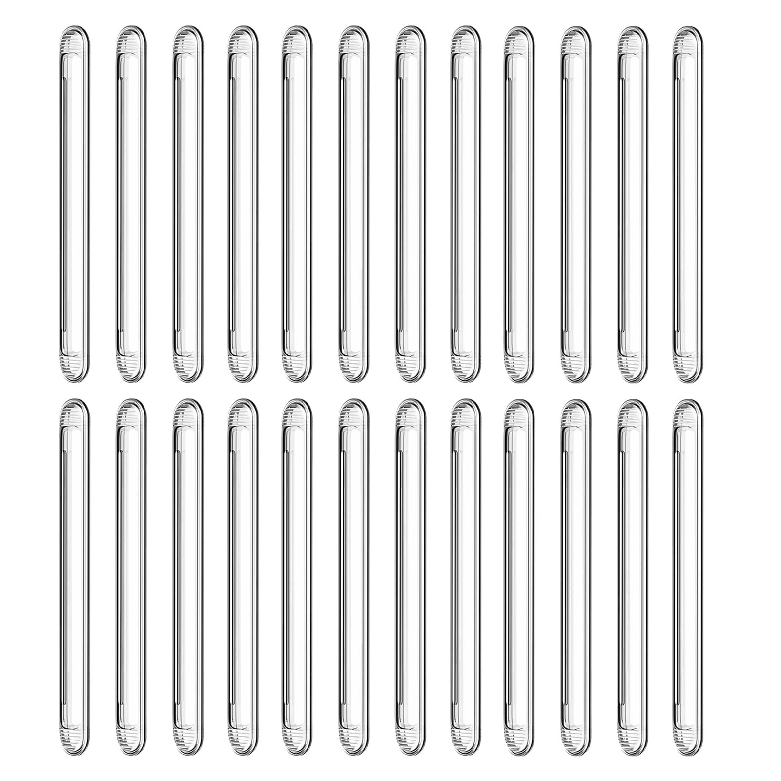24-Pack Clear Furniture Bumpers – Adhesive Silicone Rubber Pads for Chairs, Cabi