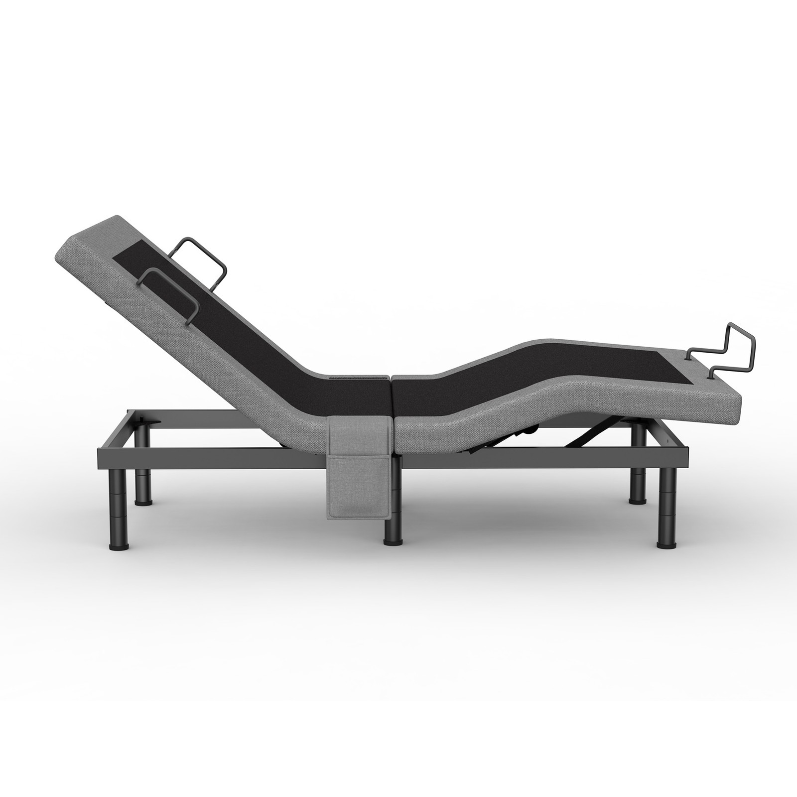 Split King Power Adjustable Bed Frame Upgrade Metal Bed Base Remote Dual Motor