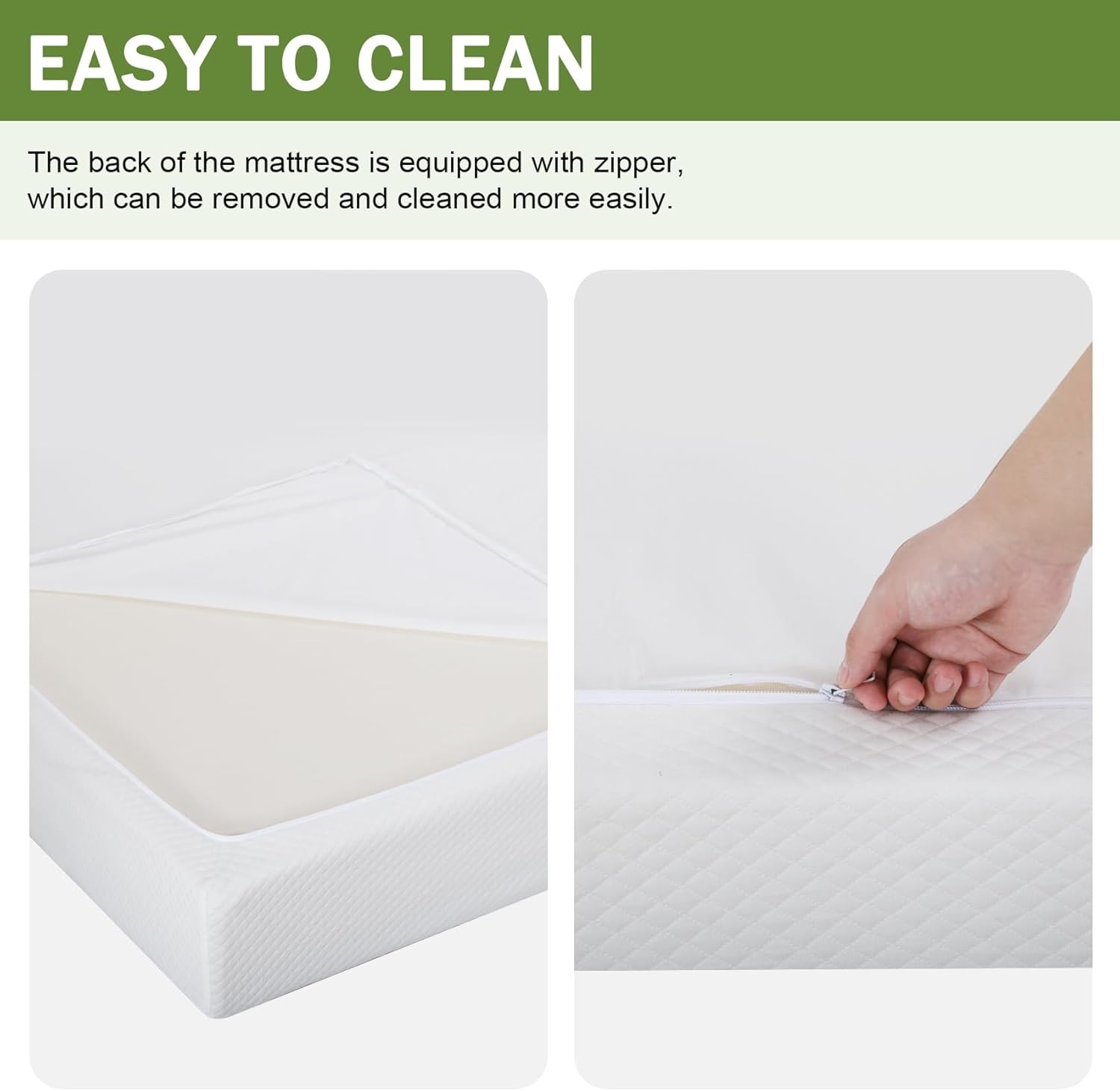 Full Mattress, 75″ x 54″ x 8″ Gel Memory Foam Mattress, Full Size 8 Inch