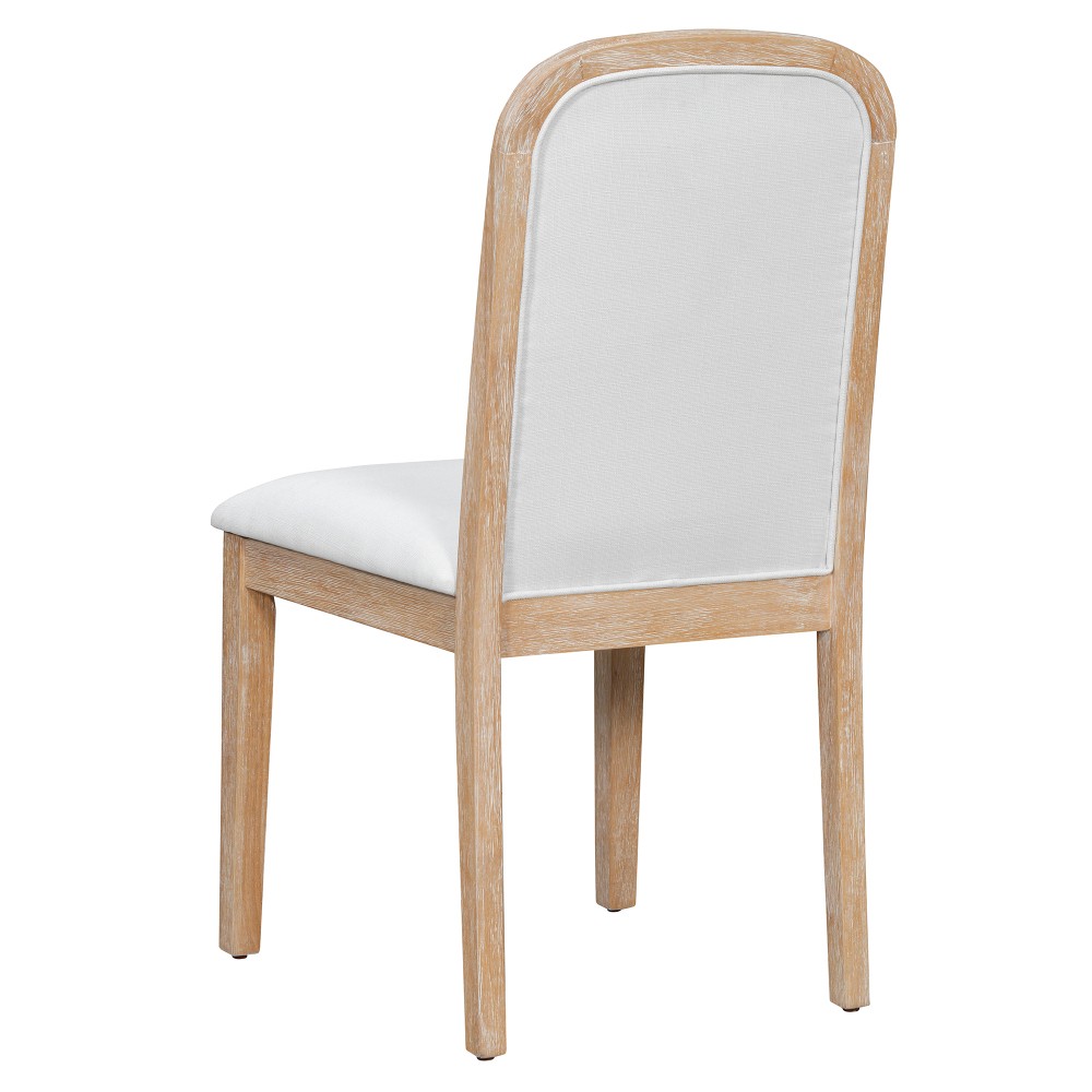 Vintage Extendable Dining Table Set for 4-6 with 4 Upholstered Chairs