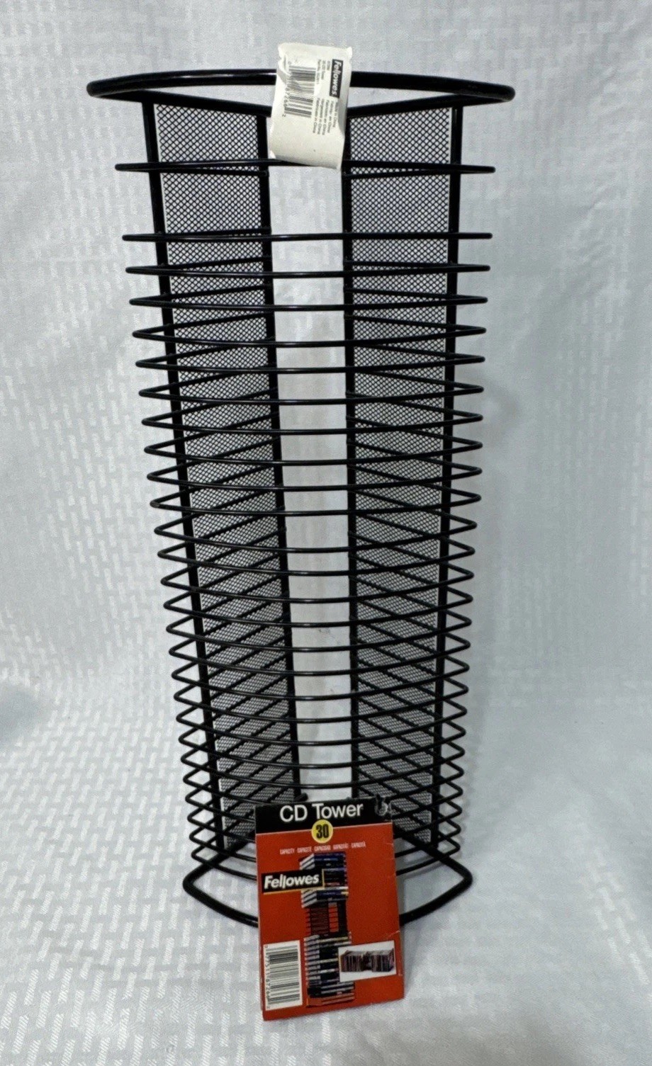 Fellowes Wore CD Tower ~ Holds 30 CDs Horizontal Or Vertical Storage