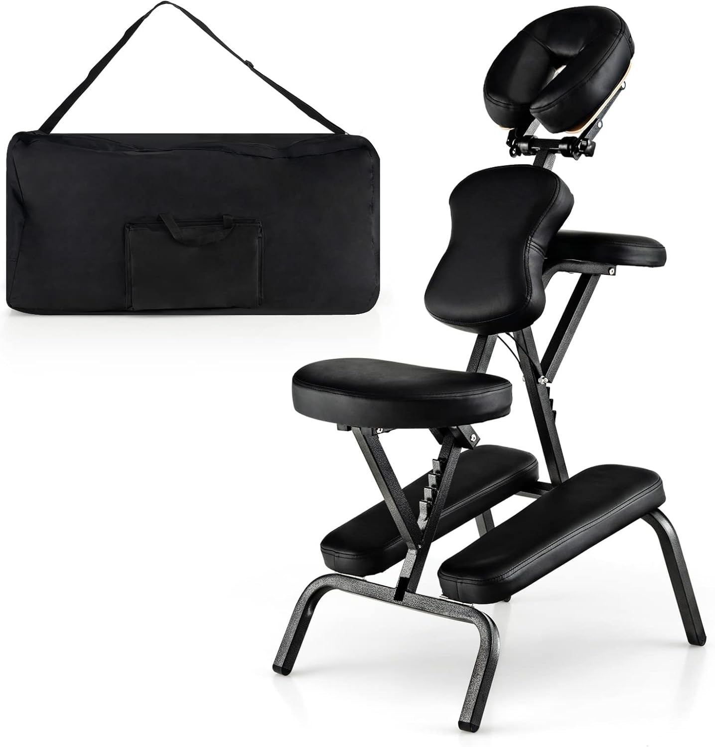 Portable Light Weight Massage Chair Travel Massage Tattoo Spa Chair w/Carrying
