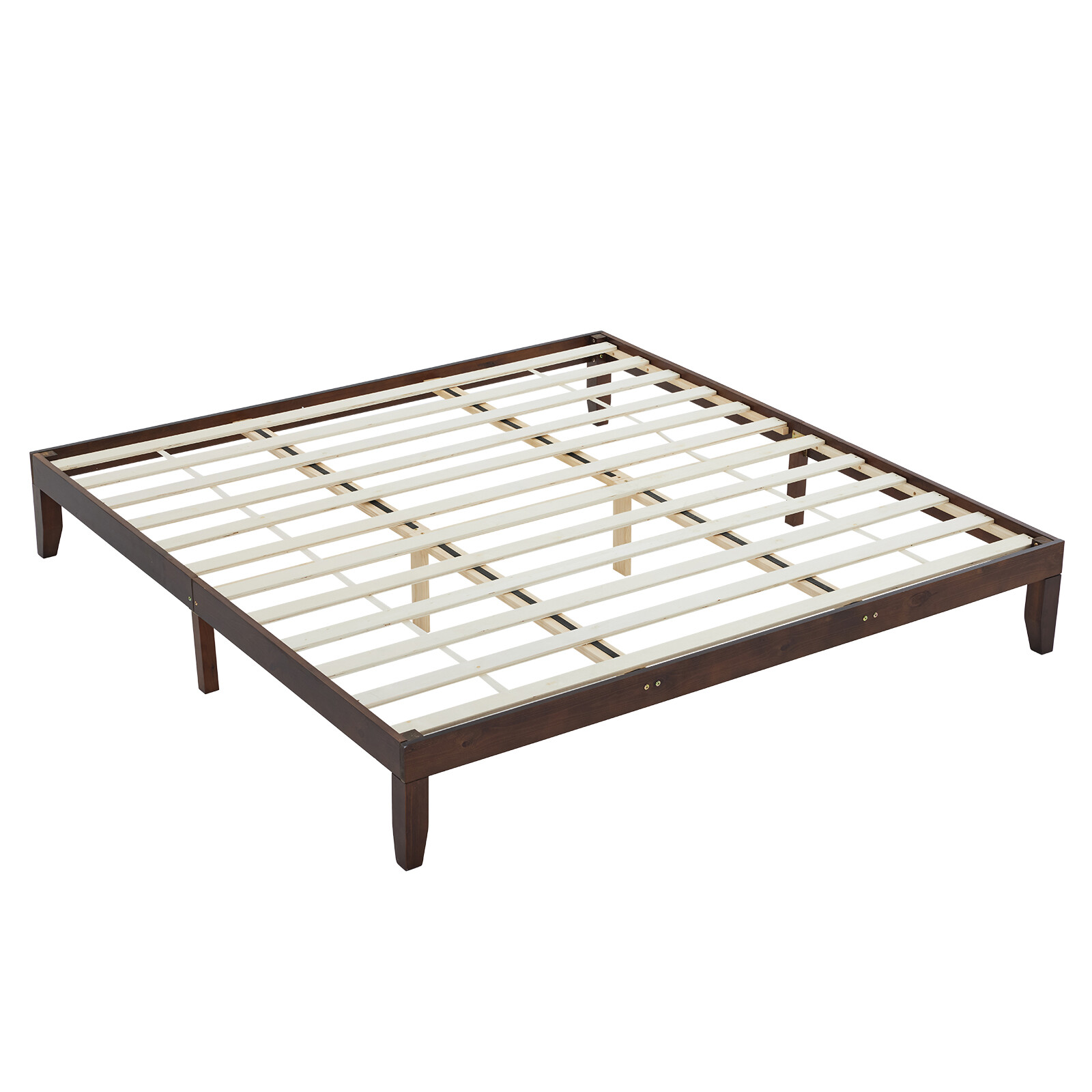 Twin/Full/Queen/King Size Bed Frame Deluxe Natural Solid Pine Wood Platform Bed