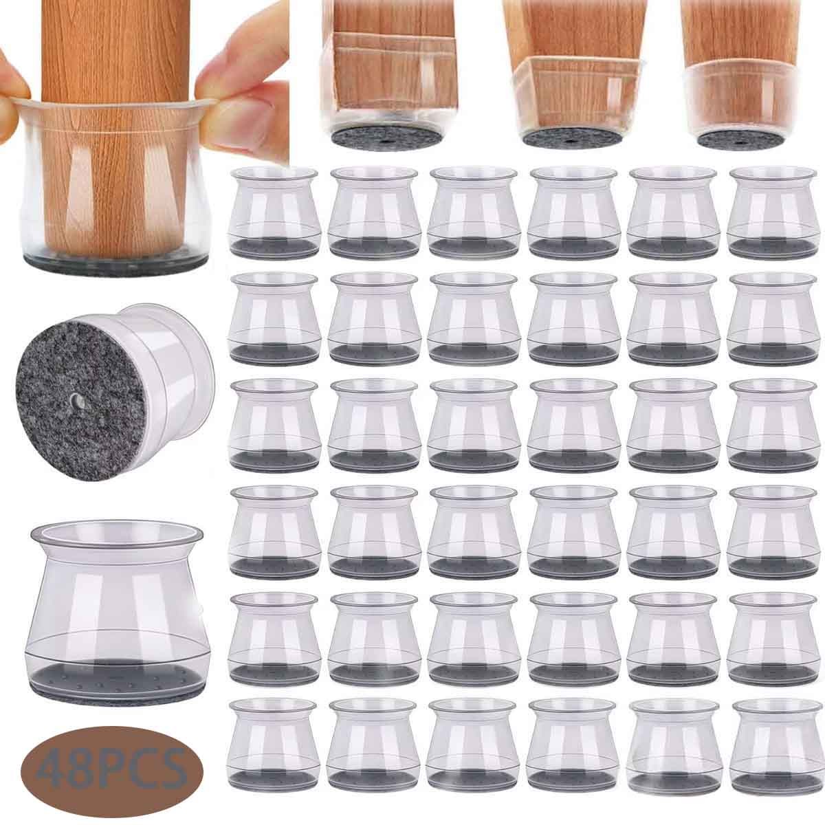 Silicone Chair Leg Caps Furniture Foot Protector Pads for Table Desk Chair Stool