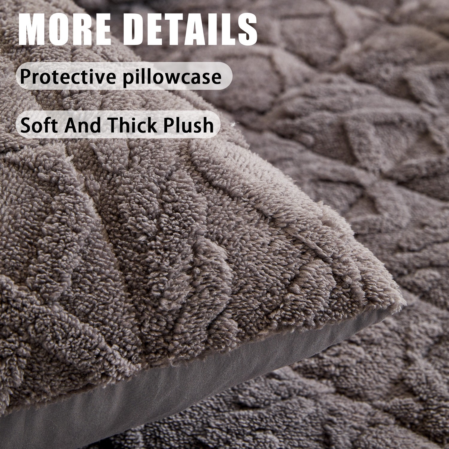 Pet plush sofa cover geometric jacquard coral anti-slip sofa cover cushion prote