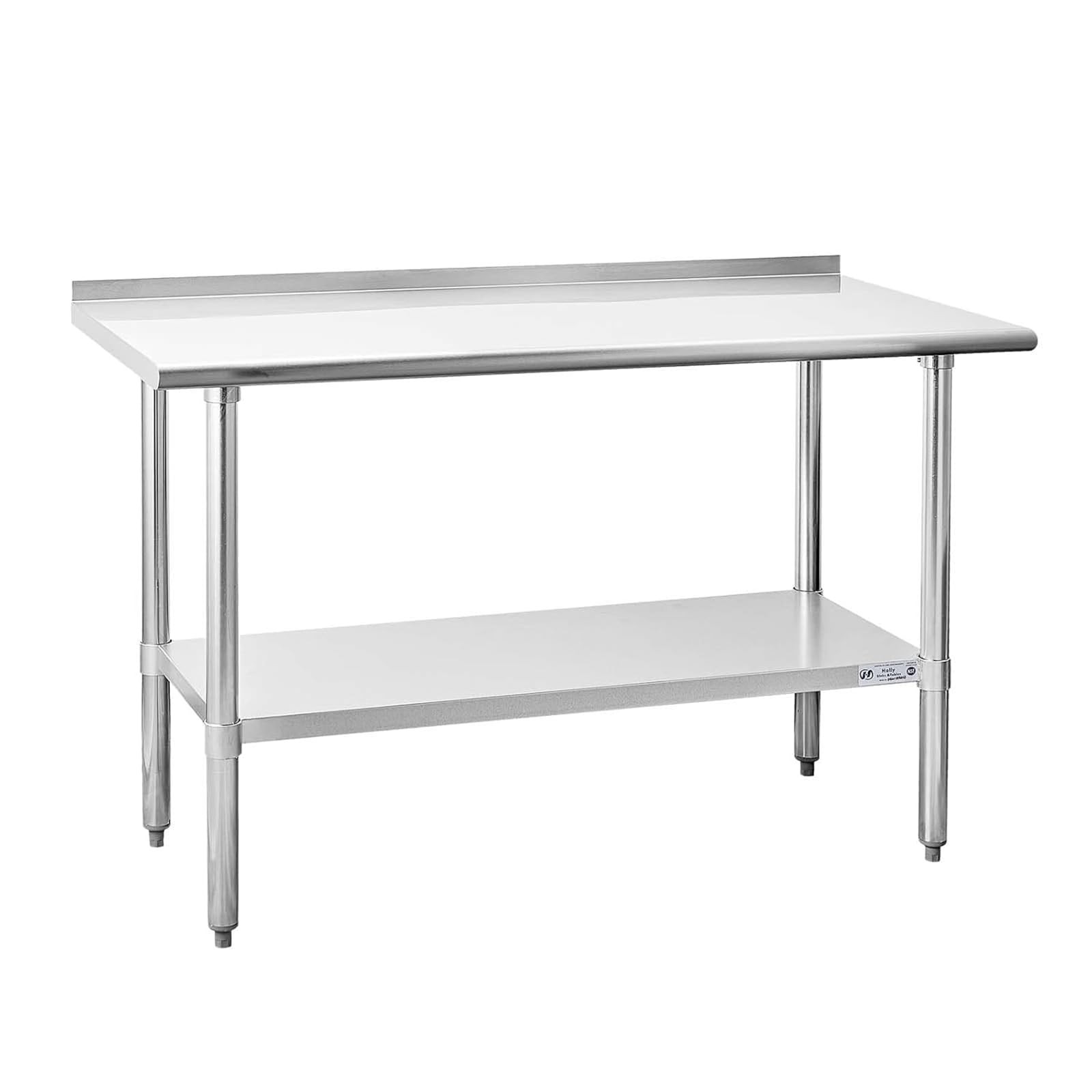 Hally Sinks & Tables H Stainless Steel Table for Prep & Work 24 x 60 Inches, NSF