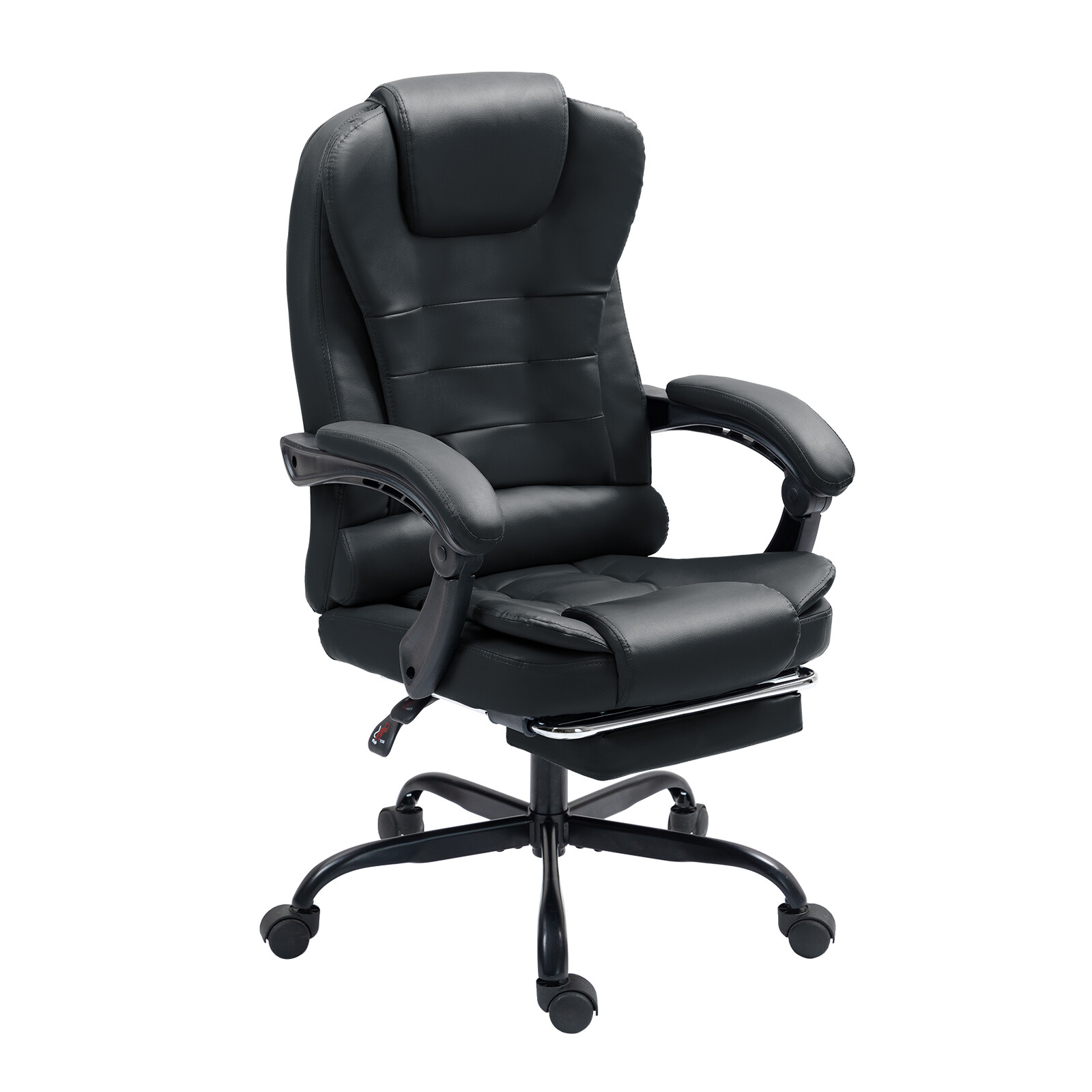 Big and Tall Executive Office Chair with Footrest, Ergonomic Reclining Swivel