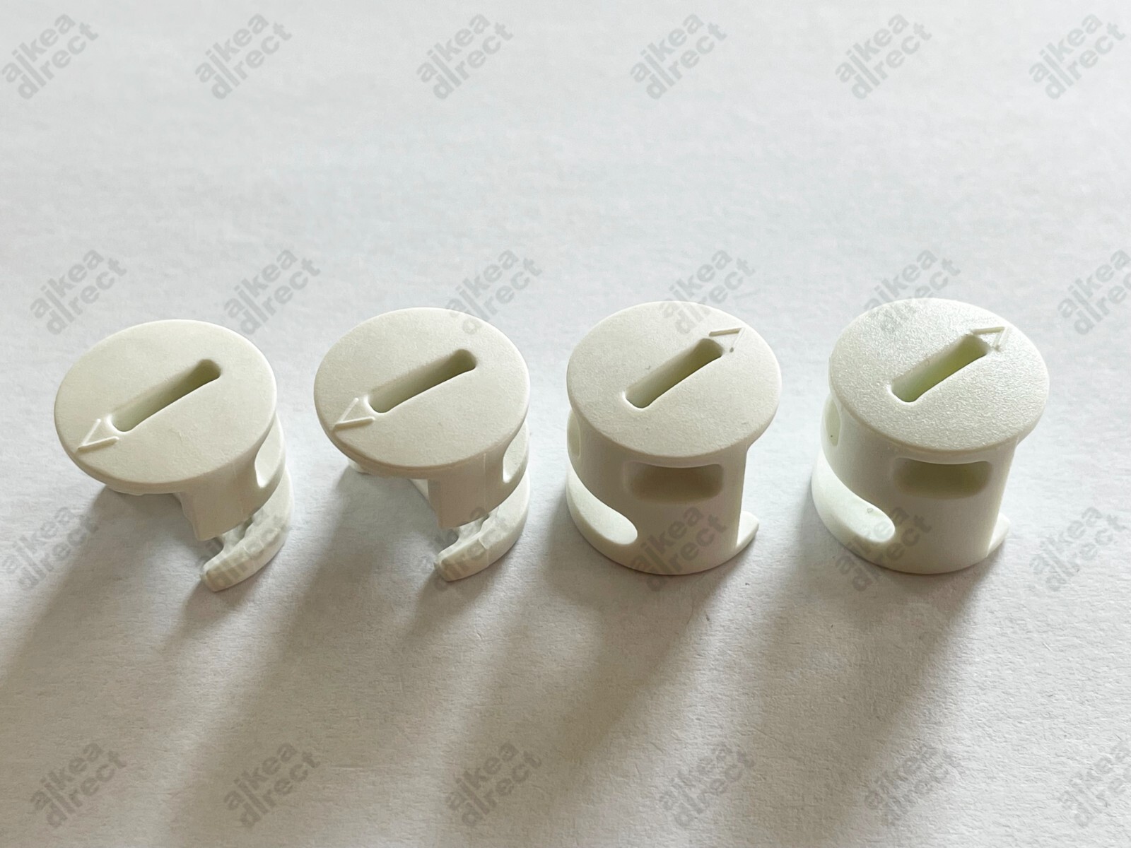 Ikea Plastic cam lock nuts, Part # 119253, white (4 pack) – NEW USA shipped