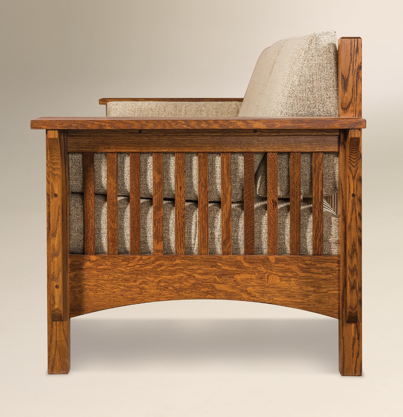 Mission Sofa Solid Wood Craftsman Style Living Room Furniture Made to Order