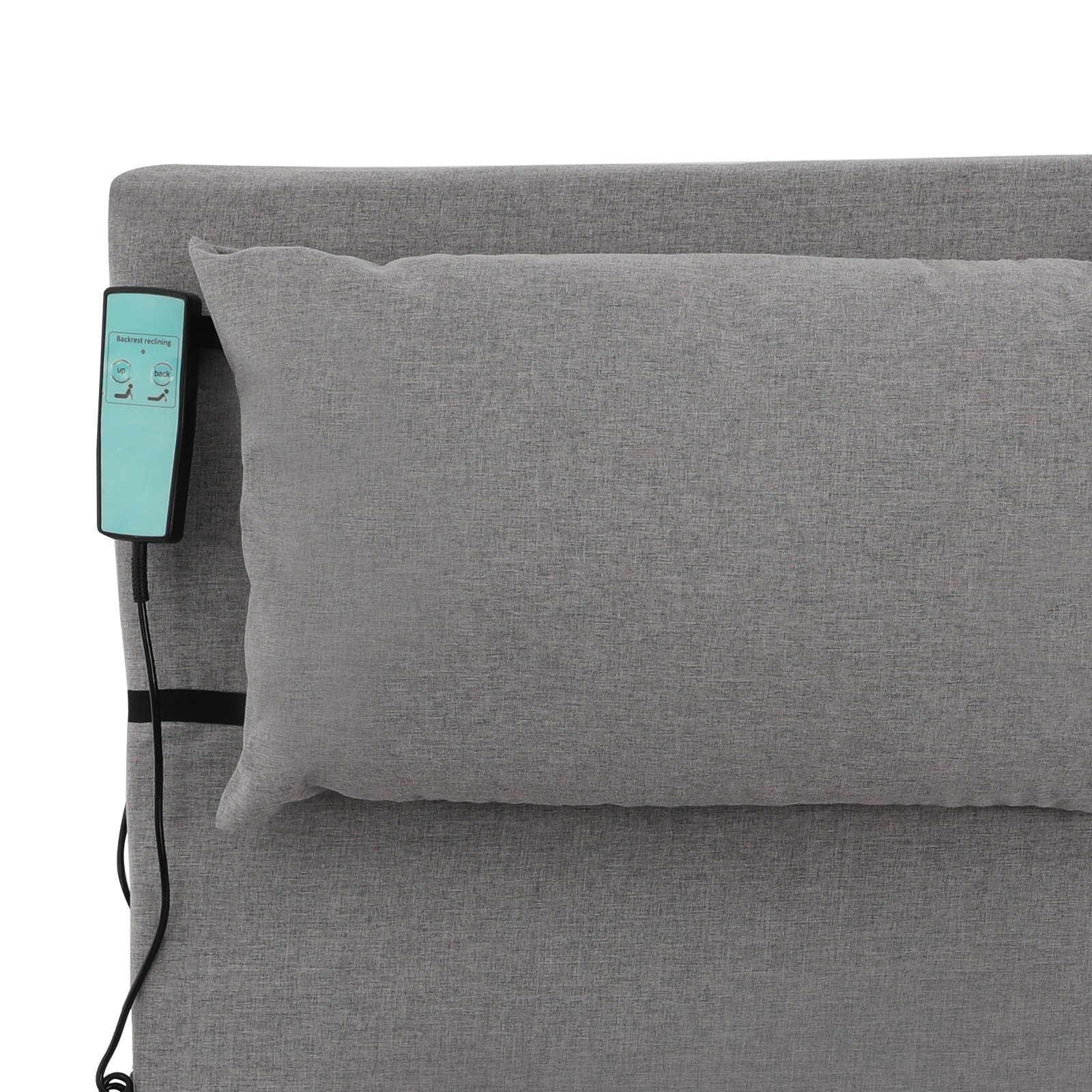 Electric Assisted Wake-up Device Lifting Mattress with Backrest Adjustable 2-80°