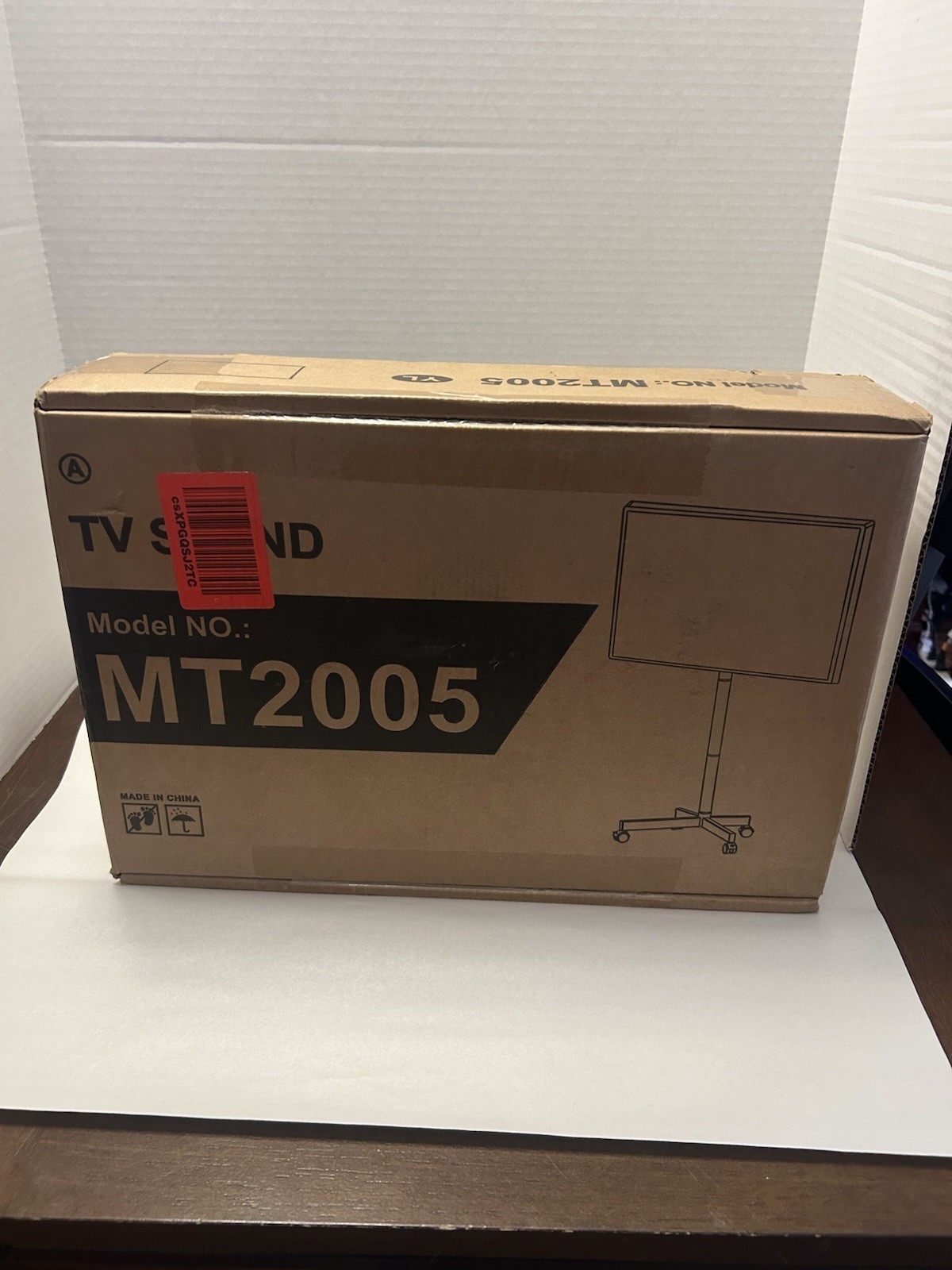 MT2005 Universal Mobile TV Stand for 32-65 Inch TVs with Wheels up to 110lbs