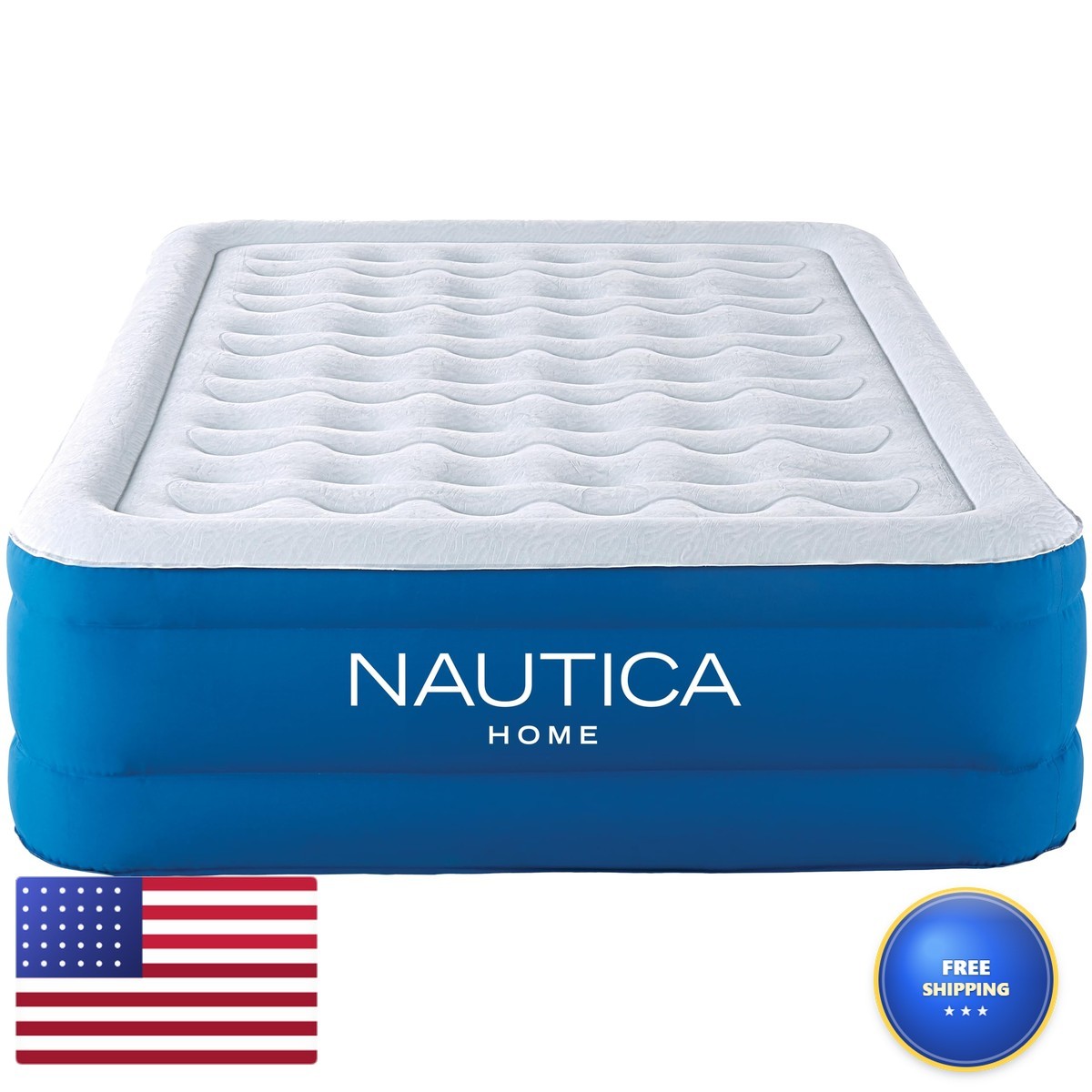 Nautica Home 16 Support Aire Size Full Cooling Pillow Top Raised Edge Support
