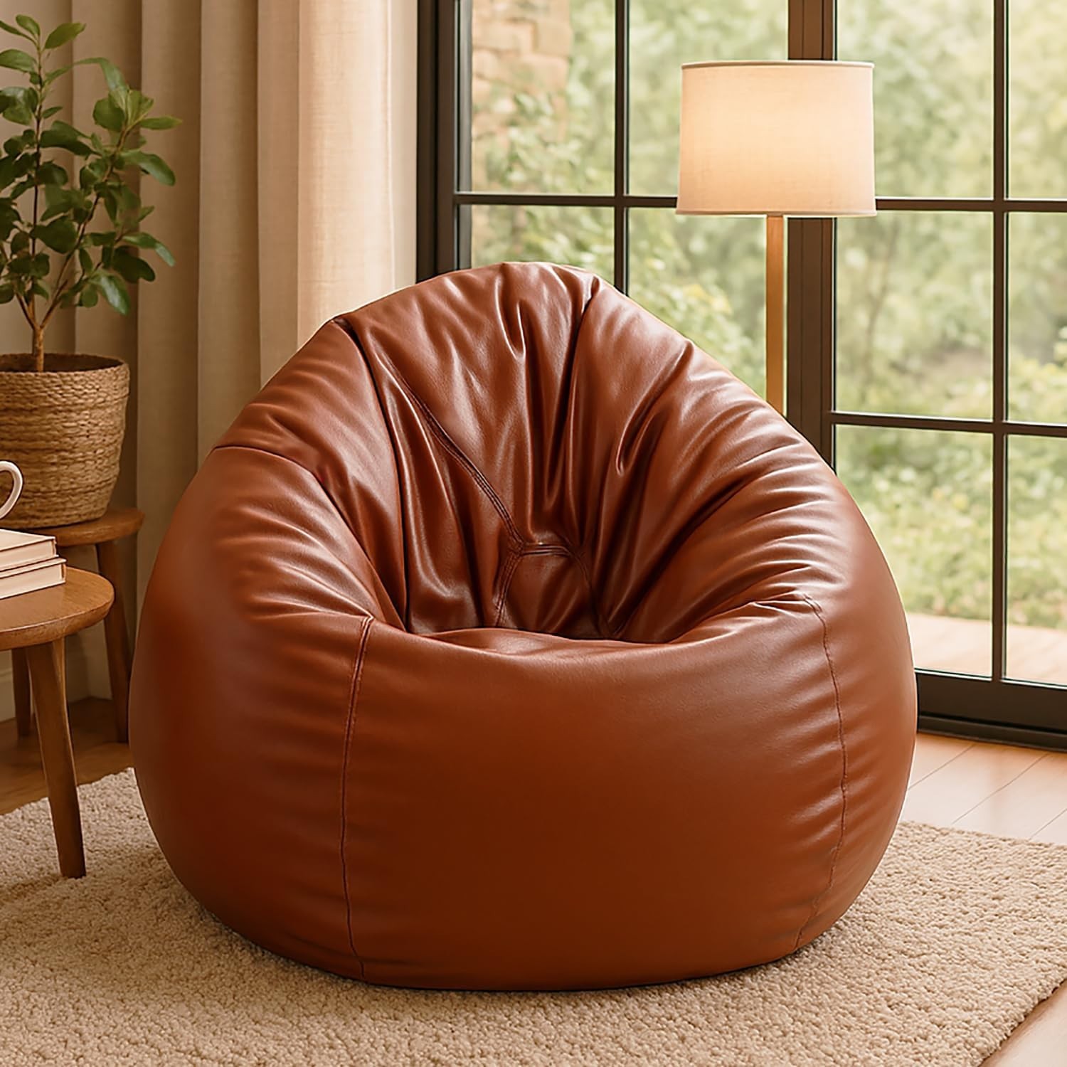 Bean Bag Chair Sofa without beans only cover Faux Leather XXXL For Homes Gift
