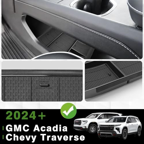Center Console Organizers Compatible with 2024 2025 Floor Organizer&Hidden Box