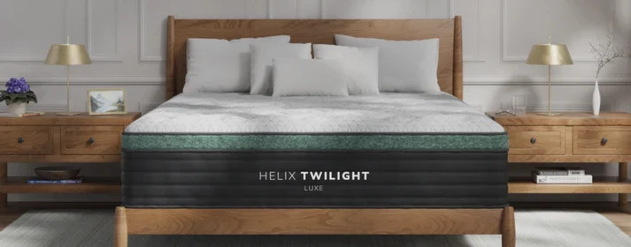 Helix Twilight Luxe Queen Mattress | Sanitized & Recompacted | Free Delivery