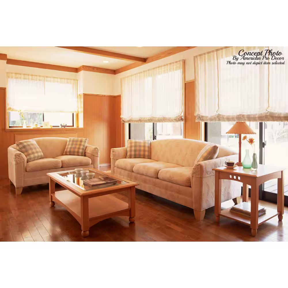 4-1/2 In. X 4-13/16 In. Stained Cherry Solid Hardwood round Bun Foot
